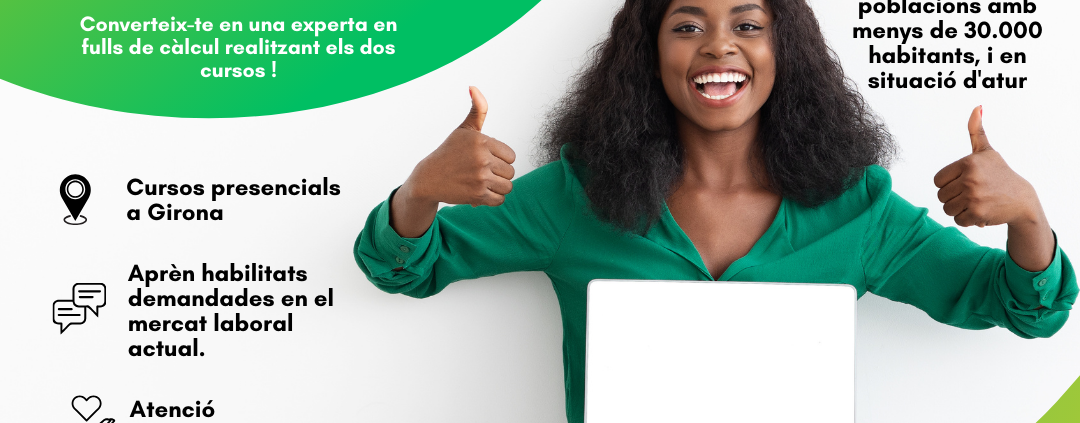 CURS D’excel 100% subvencionat